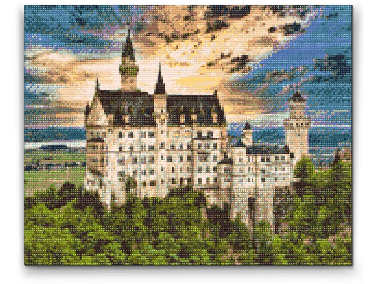 Diamantové malování - Castle Neuschwanstein